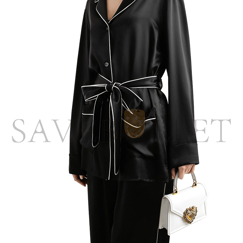 DOLCE GABBANA SMALL SMOOTH CALFSKIN DEVOTION BAG BB6711AV89380002 (19*13*4.5cm) DOLCE GABBANA SMALL SMOOTH CALFSKIN DEVOTION BAG BB6711AV89380002 (19*13*4.5cm)